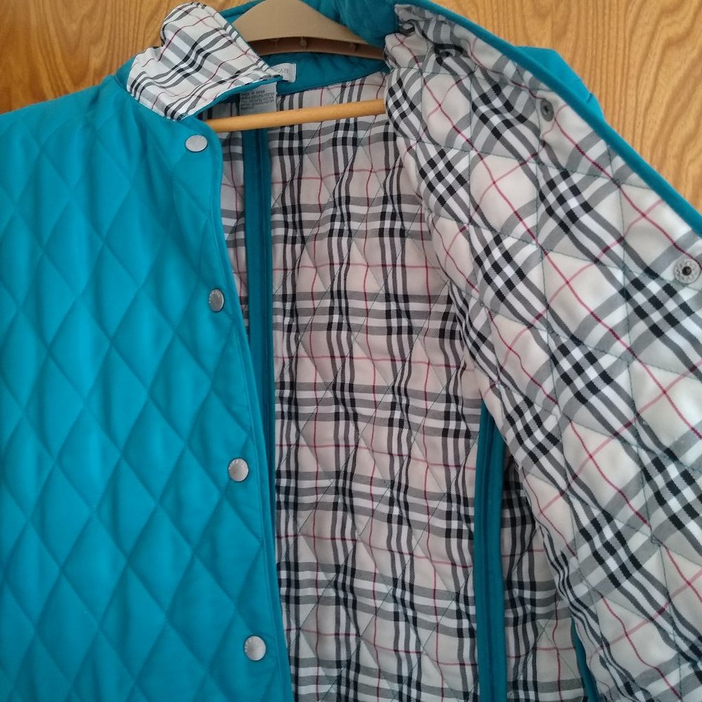Teal Quilted Jacket